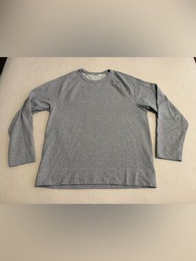 Buck Mason Sweatshirt Mens Large Gray Crewneck Pullover Cotton Made in USA